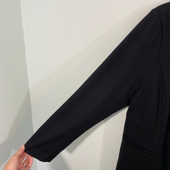 Torrid Women Black One Button Knit Blazer Size 2 (18/20) Business/ Work - Picture 7 of 8